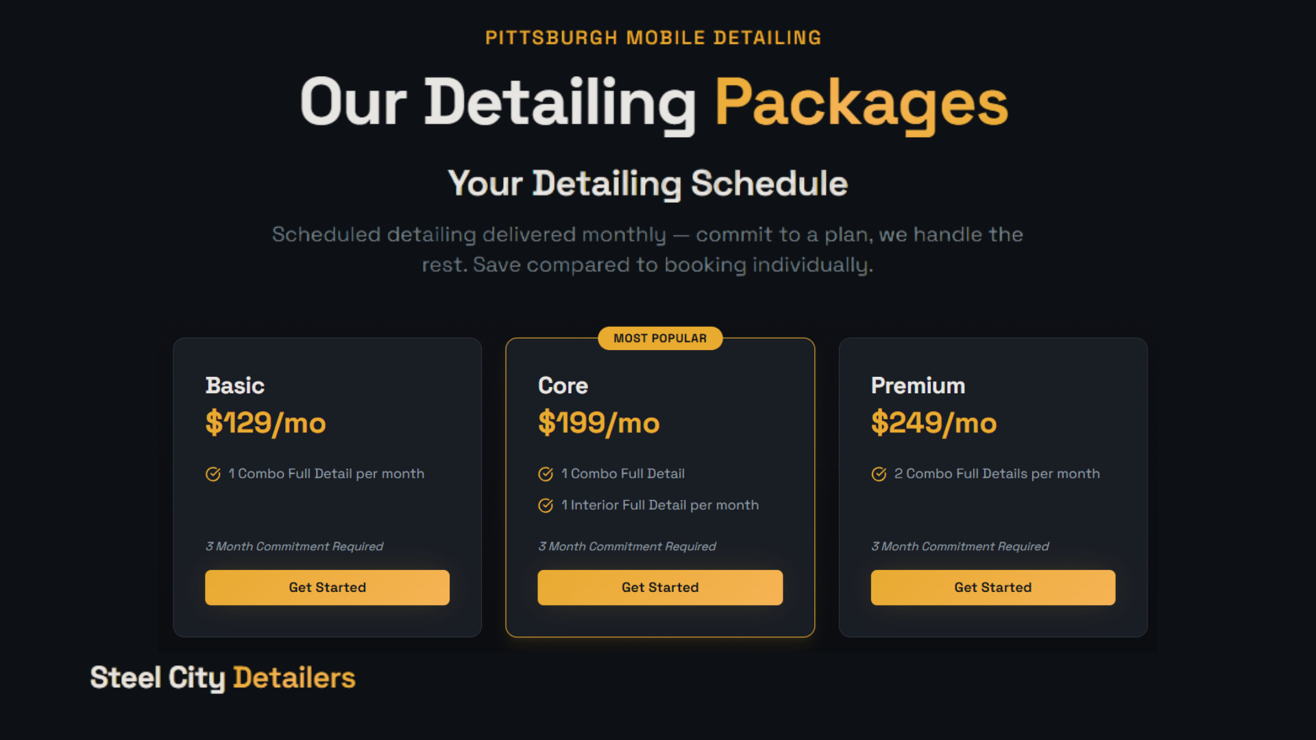 Why We Built Monthly Detailing Plans