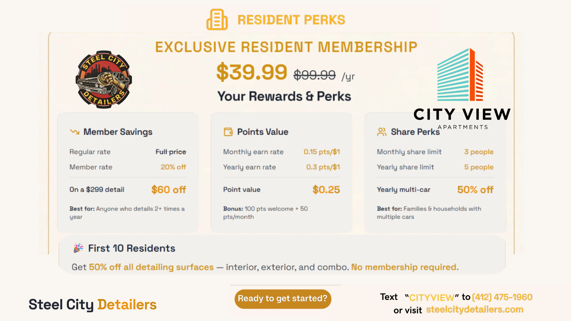 Official Partnership with City View Apartments